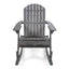 Outdoor Adirondack Rocking Chair With Hand Crafted Details