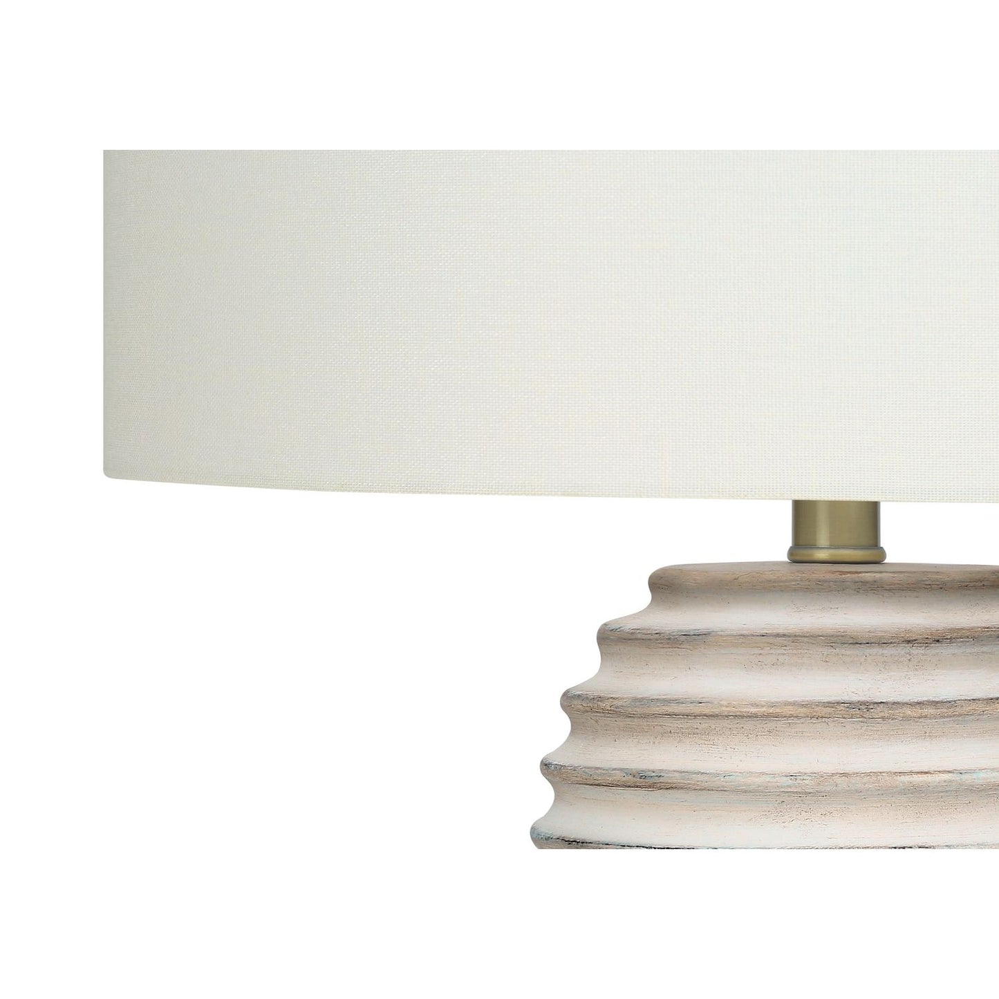 Lighting, Table Lamp - Cream - Resin
