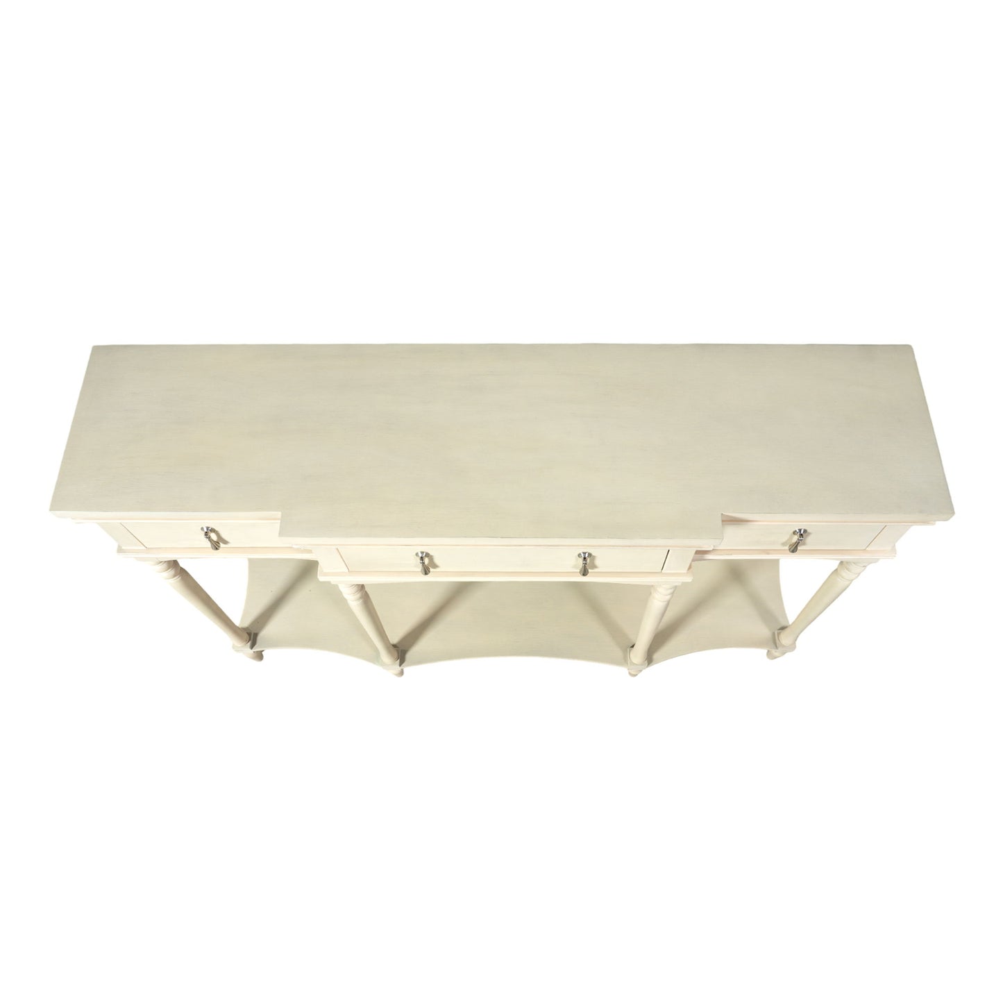 Retro Console Table With 3 Soft Close Drawers
