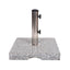 Umbrella Holder Square 55 Lbs Umbrella Base - Natural / Gray