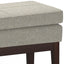 Carlson - Ottoman Bench, Mid Century Design