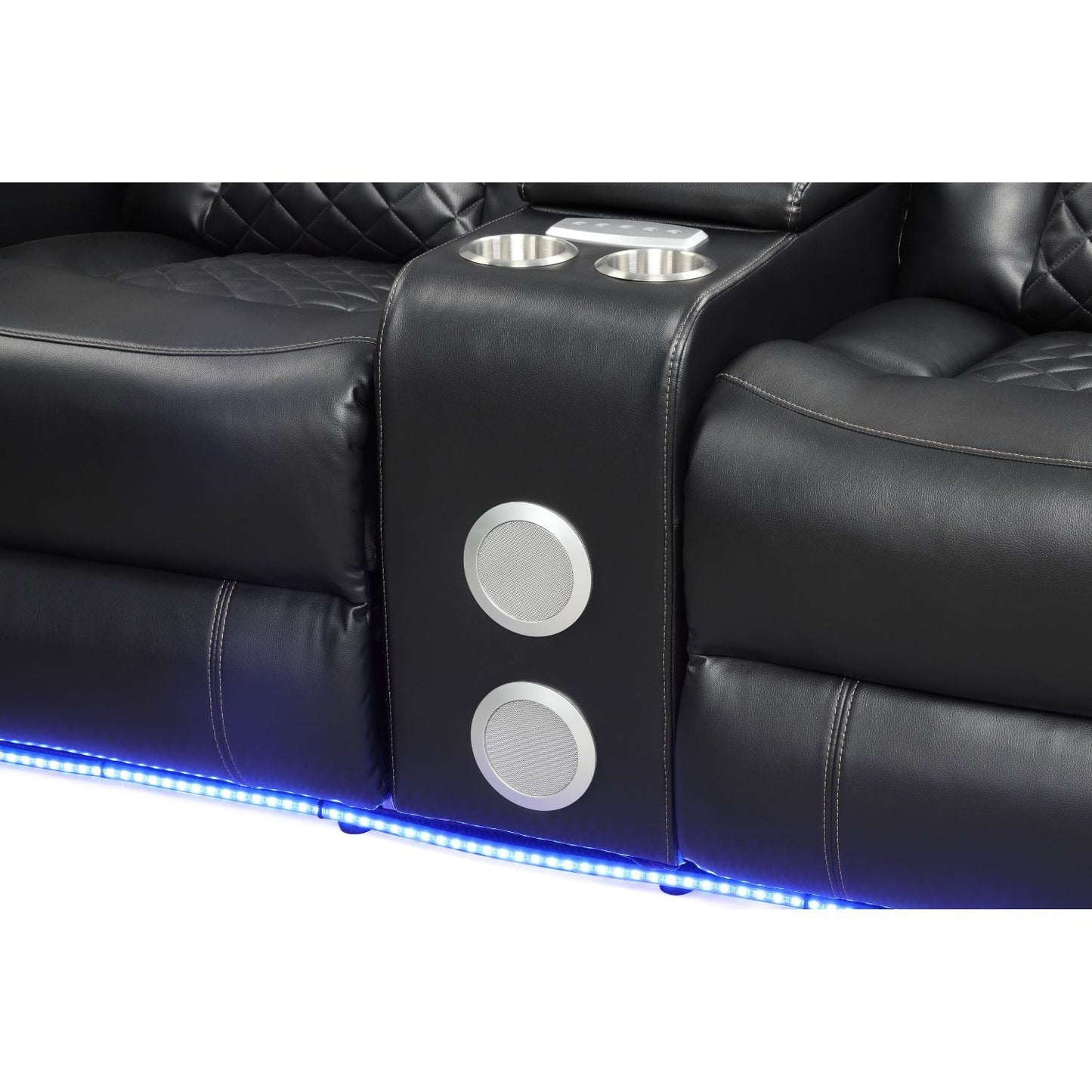 Benz - LED & Power Recliner With Adjustable Headrests And Ambient LED Lighting