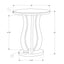 Accent Table, Side Mirror, Transitional - Silver