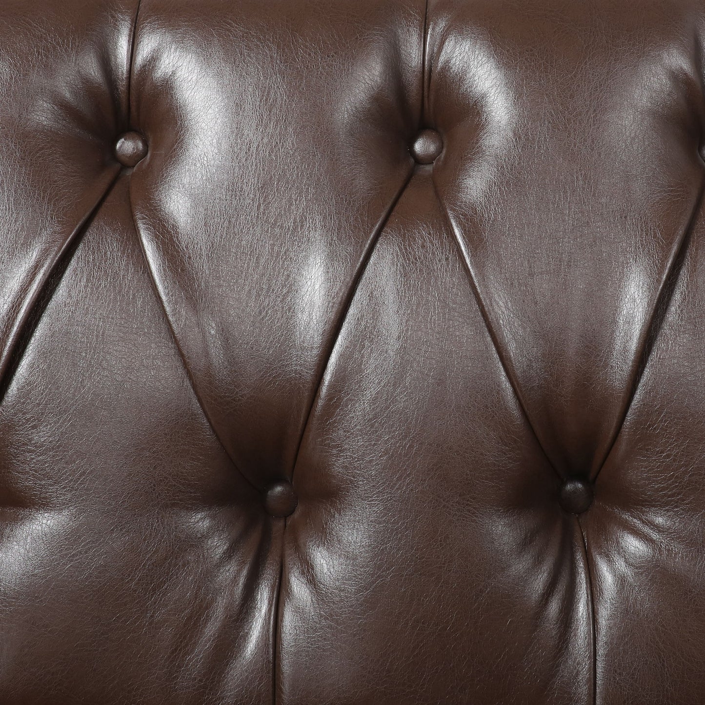 Sophisticated Loveseat With Diamond Stitched Detailing