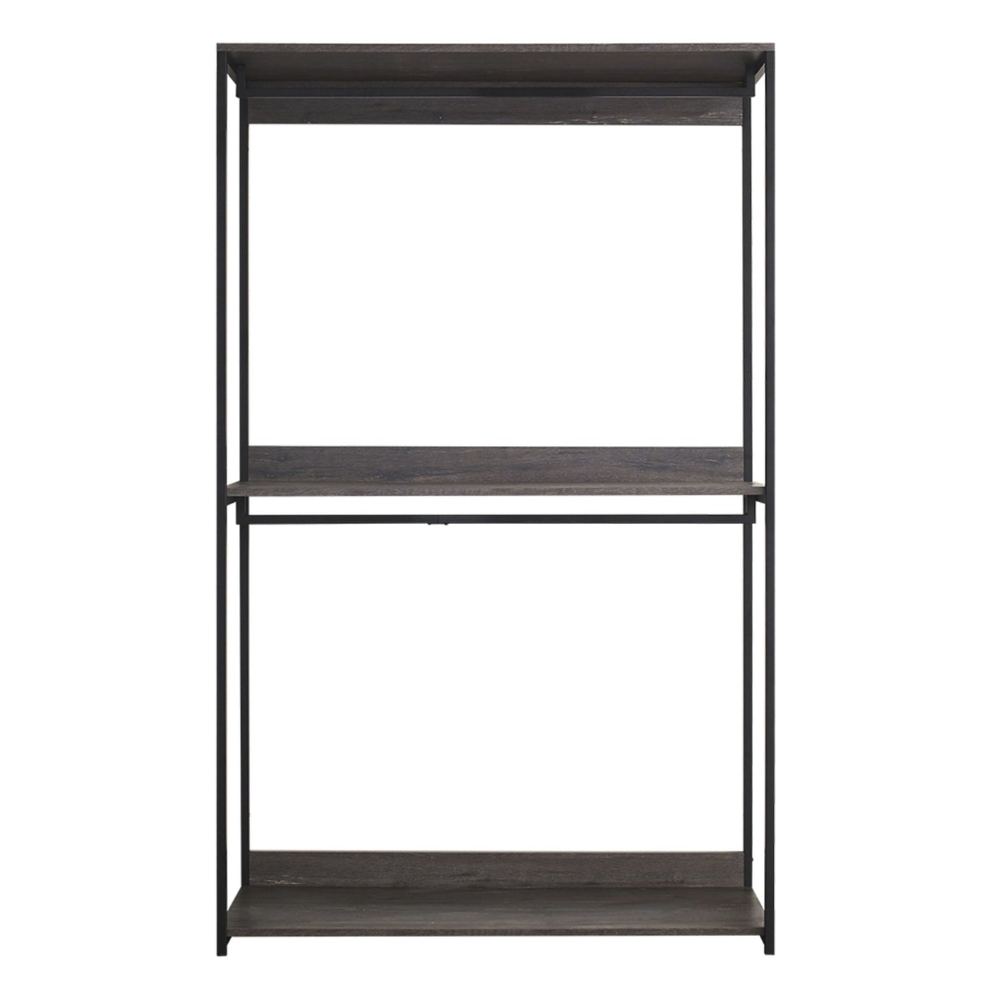 Monica - Walk-In Closet System, Modular Storage - Rustic
