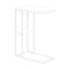Accent Table, C - Shaped, Marble Look Contemporary & Modern Convenient Design