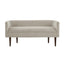 Farrah - Accent Bench With Low Back & Sides - Cream