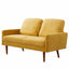 Loveseat Sofa, European Style With Sleek Design, Modern & Vintage Flair, Upholstered 2 Seater Couch