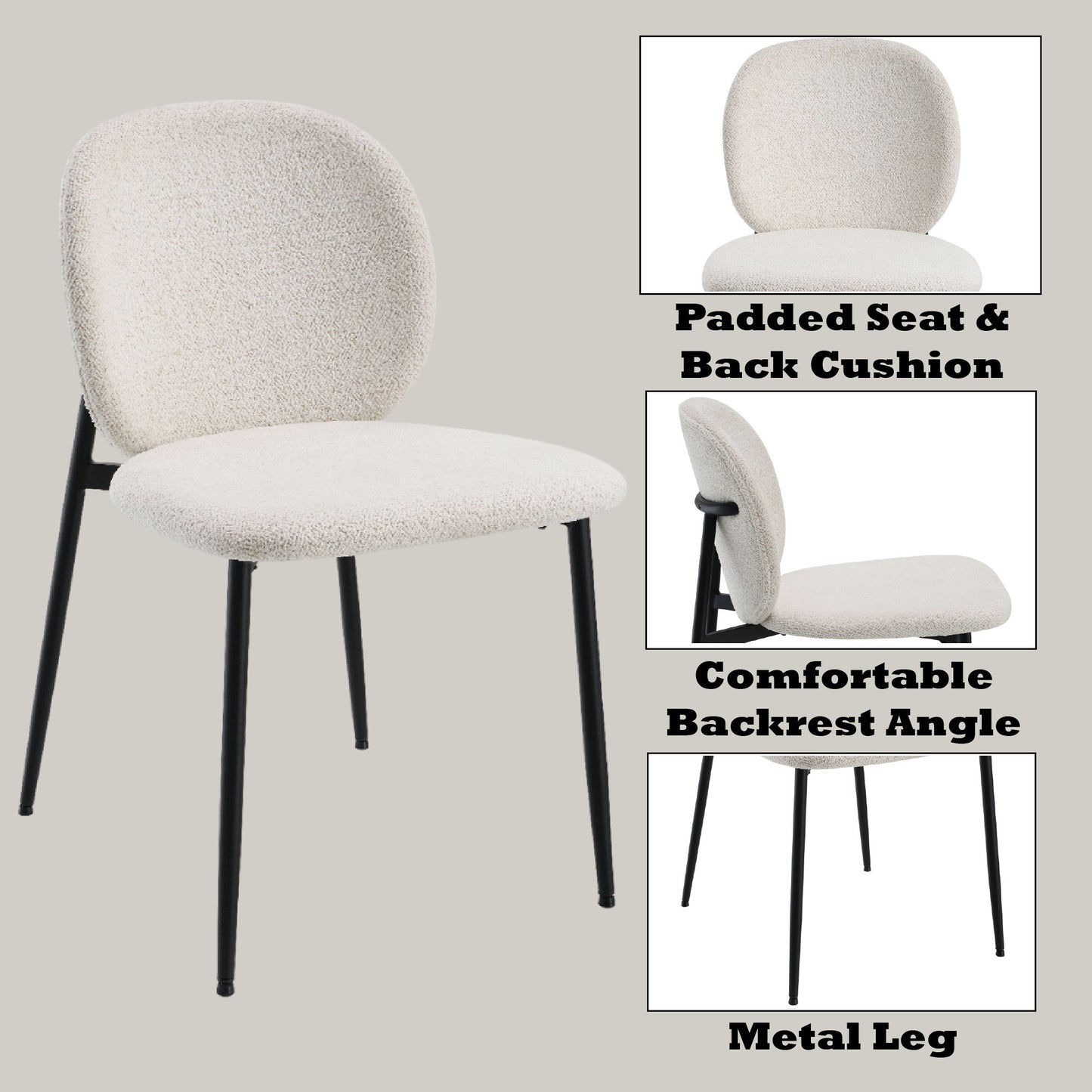 Klaus - Side Chair (Set of 2) - White
