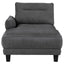 Verona - Loose Back Sectional Sofa - Gray