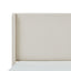 Carmen - King Size Upholstered Wingback Bed - Ivory