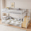 Bunk Bed With Storage Ladder, Compact Design