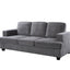 Modern Sofa, Comfortable 3 Seater Couch With Deep Seating, Loose Back Cushions, Wide Arms