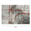 Quarry - 5' X 6.5' Abstract Area Rug - Gray / Orange