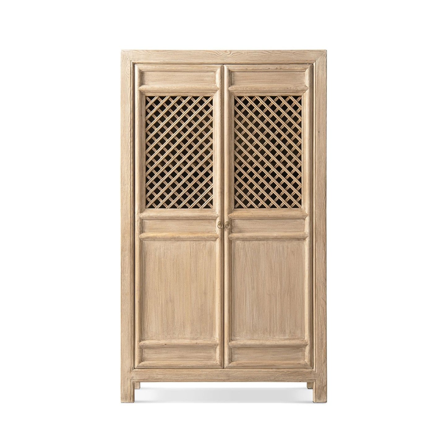 Arden - 2 Door Bookcase Storage Cabinet - Natural