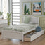 Platform Bed & Headboard, Footboard And Wood Slat Support