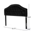 Kaarina - Contemporary Tufted Fabric Headboard