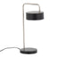 Puck - Contemporary Table Lamp - Nickel / Black