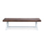 Tranquilizer - Outdoor Acacia Wood Bench With Slat Panel Design