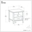 Ela - End Table - Brown