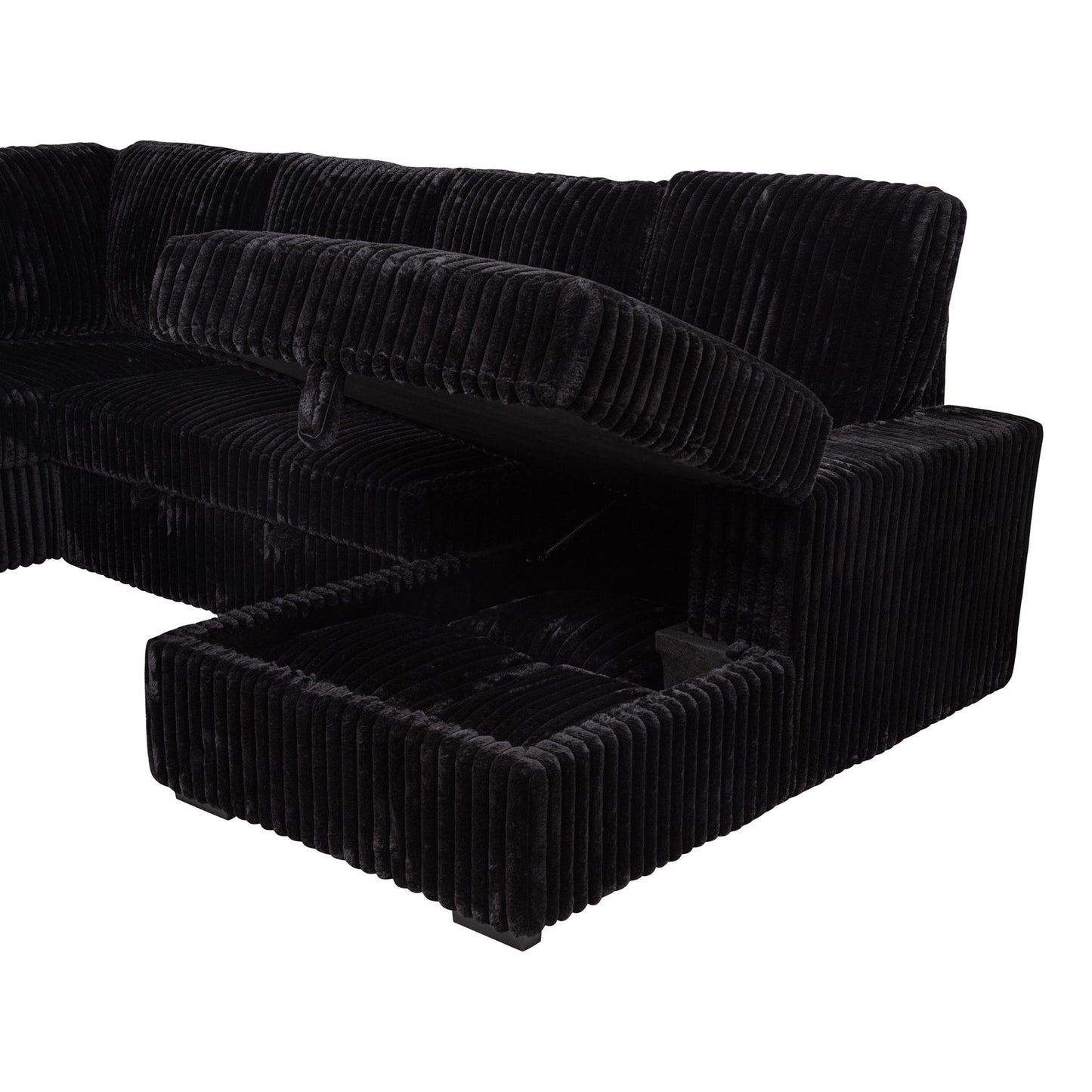 Thurston - Storage Sectional Sofa With Pop Up Bed