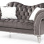 Elegant Round Arm Loveseat