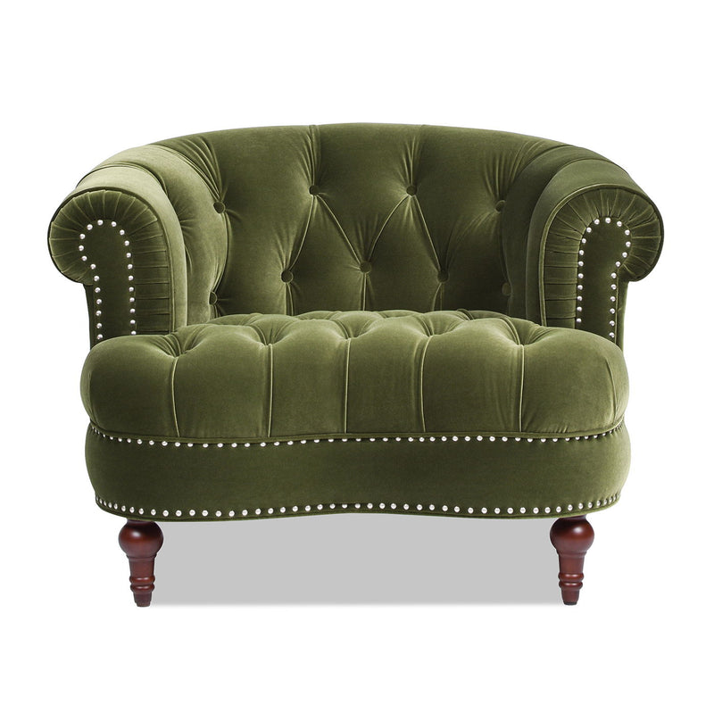 La Rosa - Victorian Tufted Upholstered Accent Chair