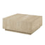 Deon - Travertine Table - Beige