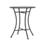 Lambert - Outdoor Chat Set - Black / Red