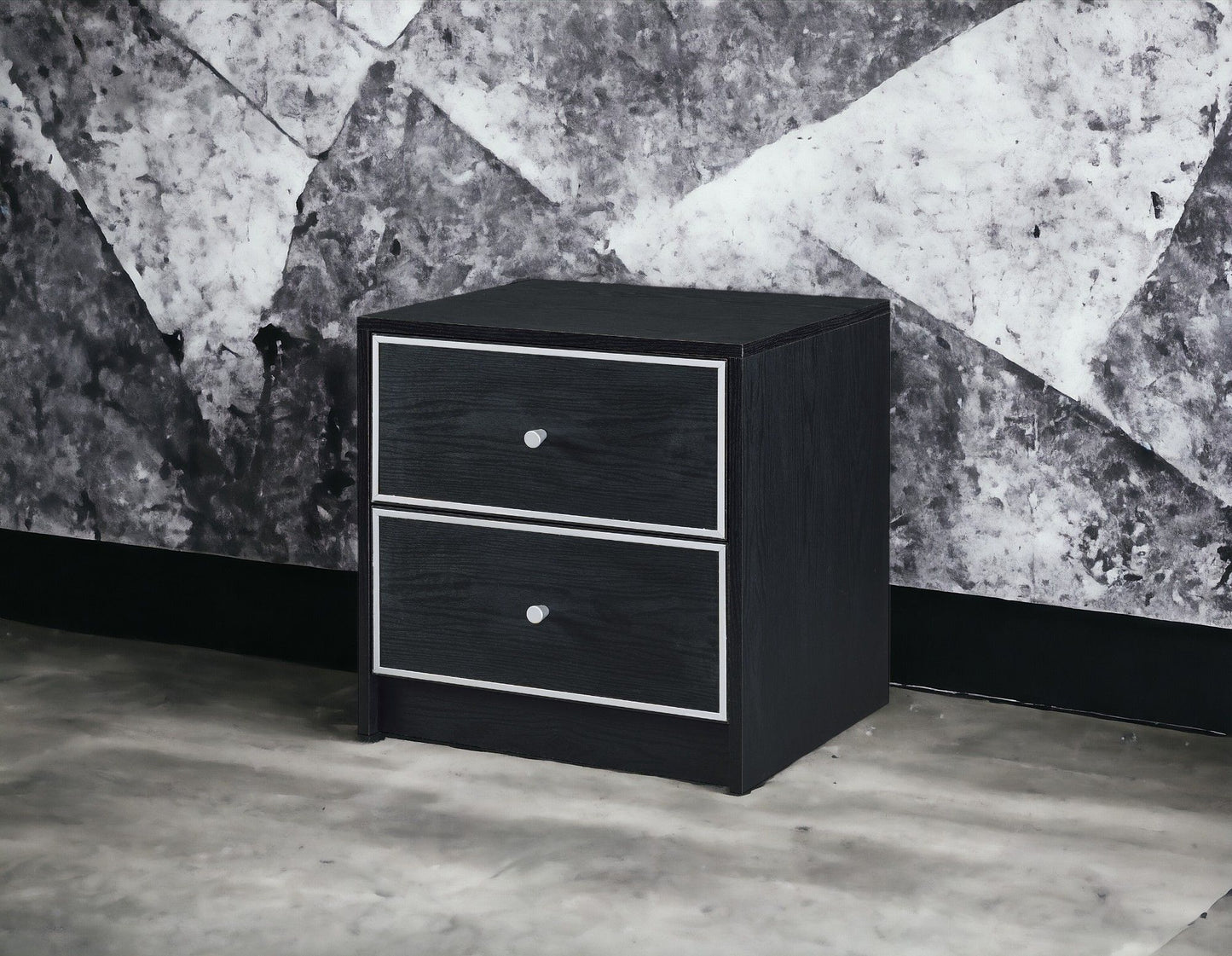 Jabir - Accent Table - Black / Silver