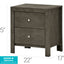 Charming Nightstand With Drawers