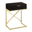 Accent Side Table, Storage Drawer, Spacious Tabletop, Contemporary & Modern