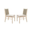 Cordoba - Dining Chair (Set of 2) Comfortable Armless Chairs - Beige
