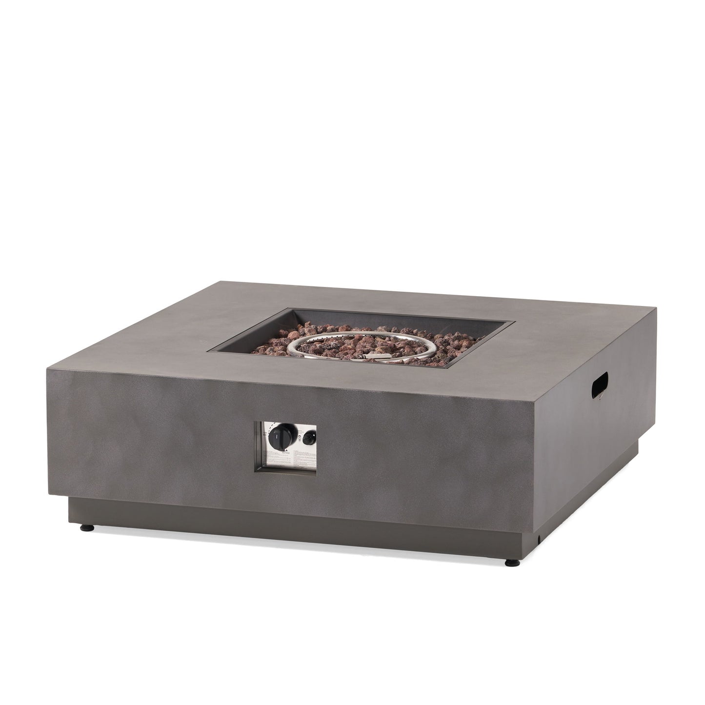 Modern Square Fire Pit With 50, 000 Btu