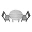 3 Pieces Dining Table Set, Small, Drop Leaf, Contemporary & Modern