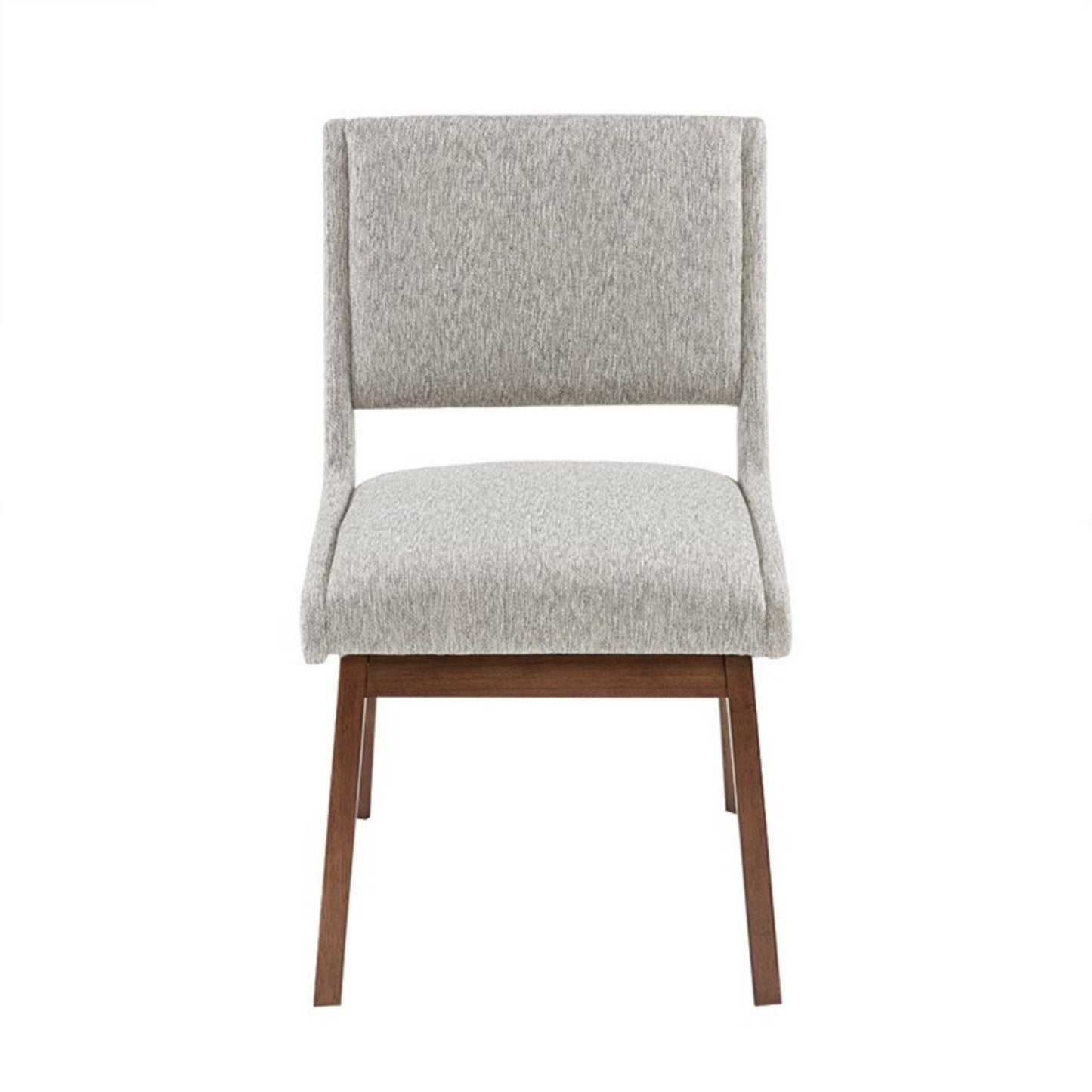 Boomerang - Dining Side Chair With Upholstered Cushions (Set of 2) - Light Gray