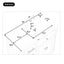 Bathroom Vanity With Sink, 1 Tip Out Drawer, 3 Side Drawers, Adjustable Shelf