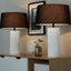 Petra - Contemporary Table Lamp (Set of 2) - Cream / Black