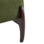 Modern Boucle Lounge Chair With Solid Wood Fram