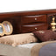 Modern Design Storage Bed With Bookcase Headboard