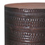 Johnsen - Handcrafted Large Metal Accent Table