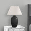 Lighting, Table Lamp, Ceramic, Modern - Black