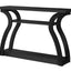 Accent Console Table For Entryway, Unique Curved Design