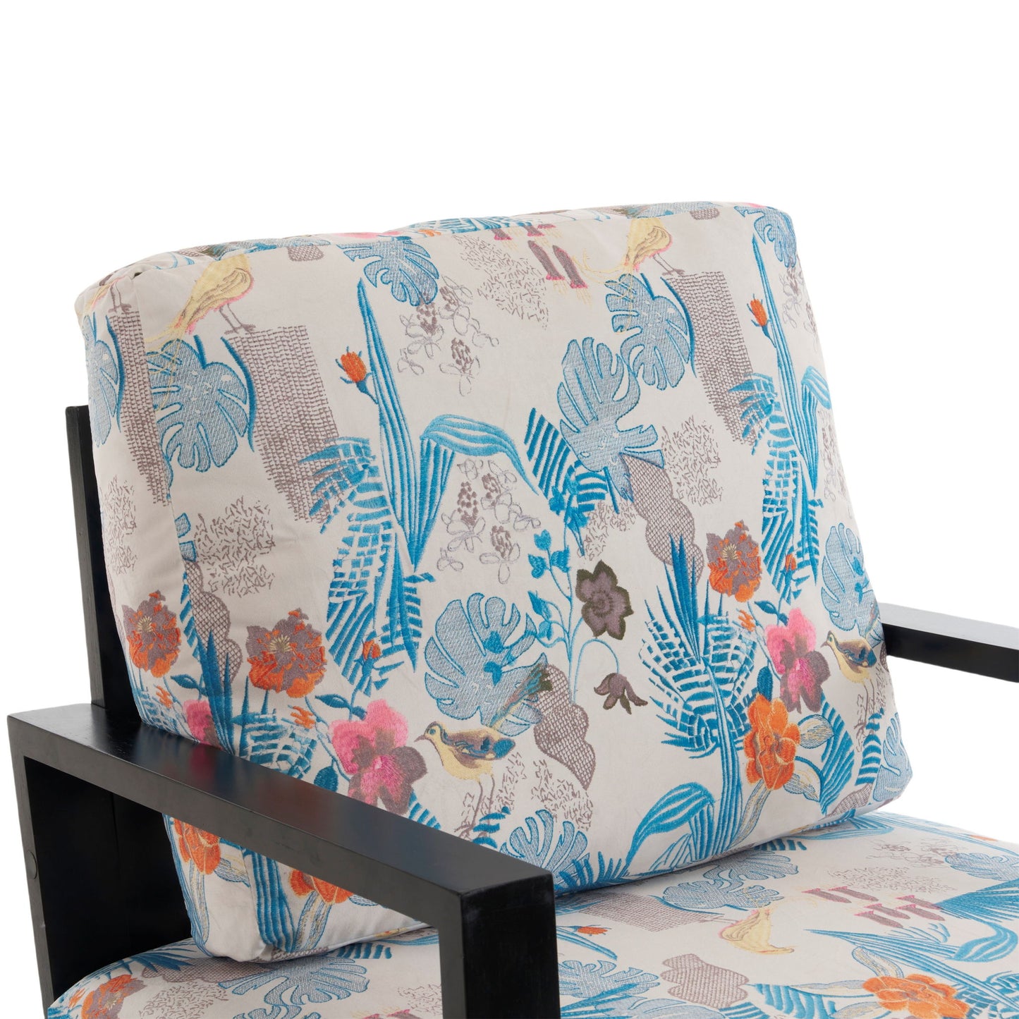 Modern Armchair With Solid Wood Frame