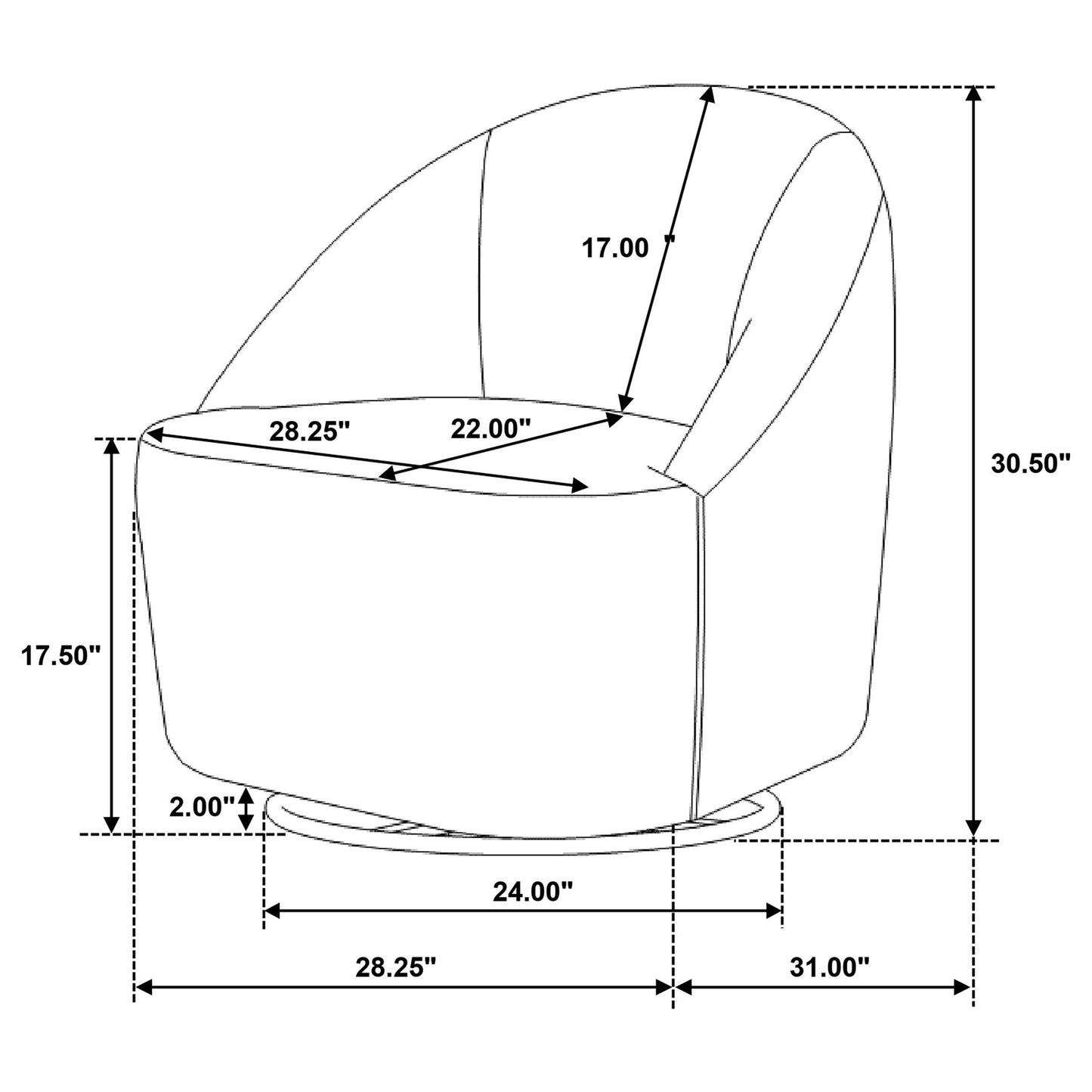 Denali - Accent Swivel Chair