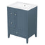 Modern Bathroom Vanity With Sink, Soft Close Drawers & Door, Storage Rack