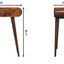 Mini Round Fold Vanity - Chestnut