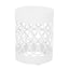 Outdoor Metal Large End Table, Modern Design