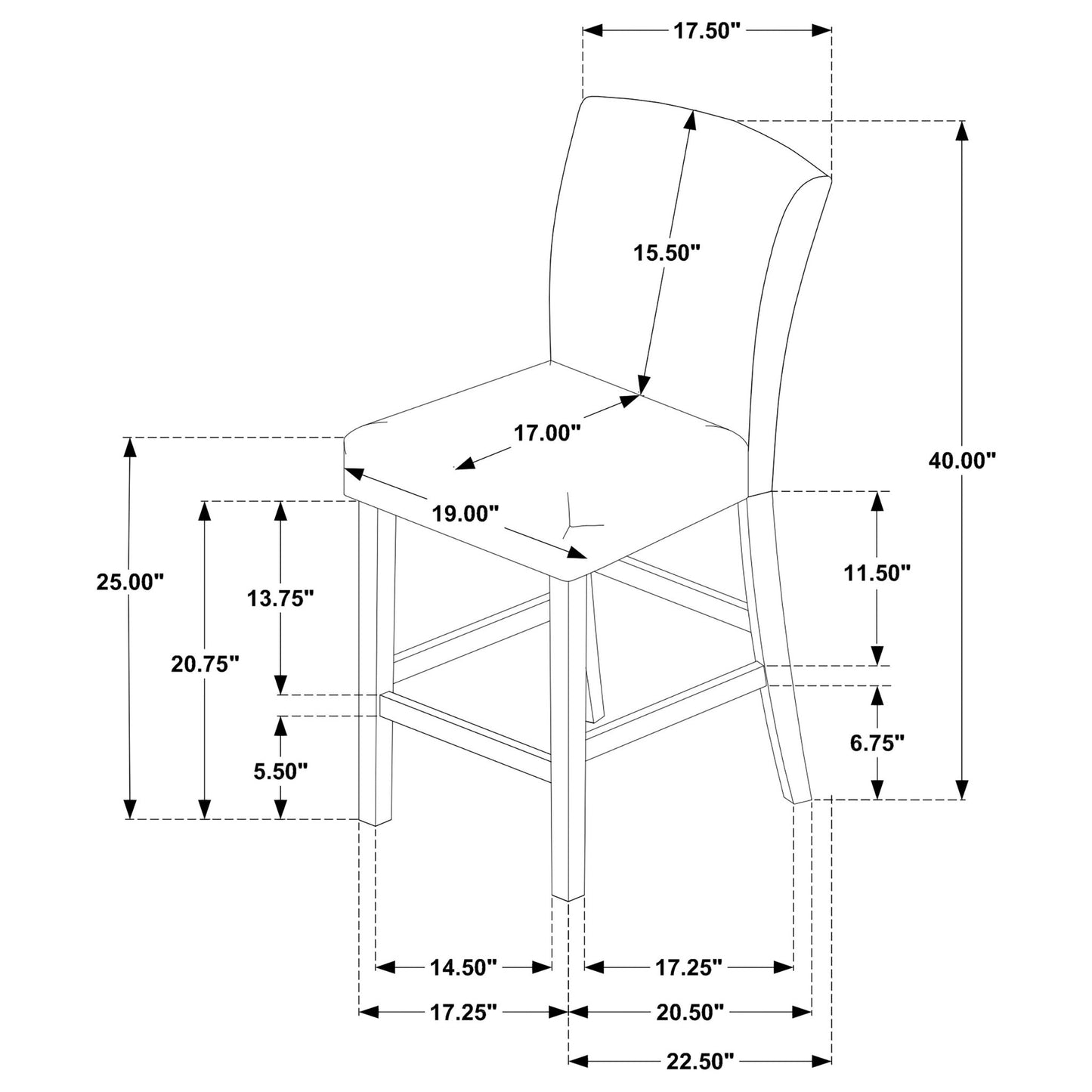 Murtry - Counter Chair (Set of 2)