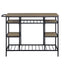 Lona - Kitchen Island - Rustic Oak / Black